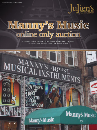 Manny's Music Online Only Auction