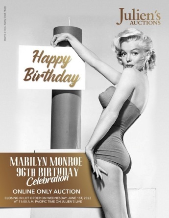 Marilyn Monroe 96th Birthday Celebration Online Only Auction