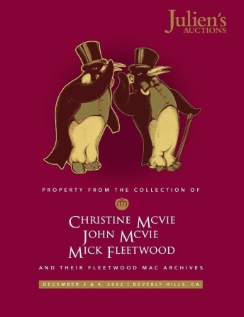 FLEETWOOD MAC: PROPERTY FROM THE LIVES AND CAREERS OF CHRISTINE MCVIE, JOHN MCVIE AND MICK FLEETWOOD