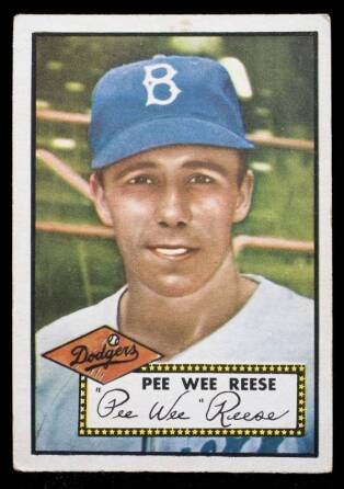 PEE WEE REESE 1952 TOPPS BASEBALL CARD