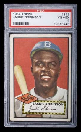 JACKIE ROBINSON 1952 TOPPS BASEBALL CARD