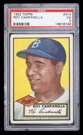 ROY CAMPANELLA 1952 TOPPS BASEBALL CARD