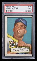 MICKEY MANTLE 1952 TOPPS BASEBALL ROOKIE CARD