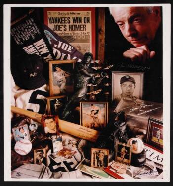 JOE DiMAGGIO SIGNED PHOTOGRAPH