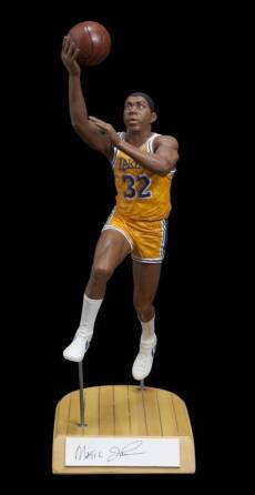 MAGIC JOHNSON SIGNED SALVINO COLLECTION FIGURINE