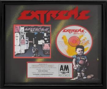 EXTREME "PLATINUM" RECORD AWARD