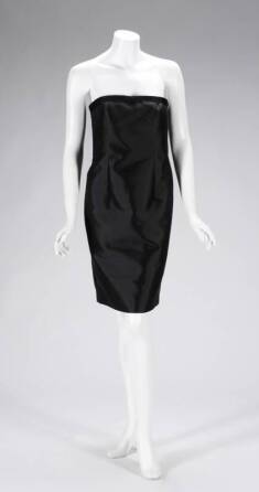 WHITNEY HOUSTON BLACK COCKTAIL DRESS