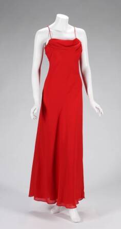 WHITNEY HOUSTON RED BETSY & ADAM GOWN