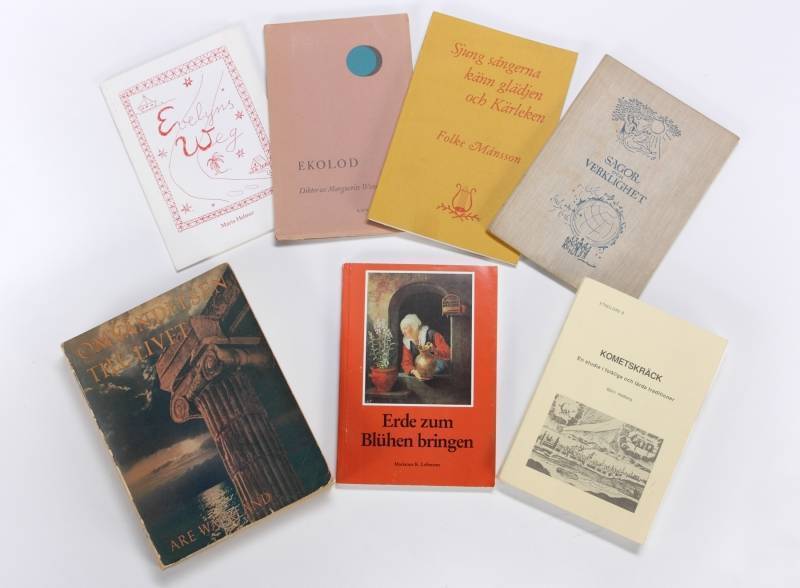 GRETA GARBO SEVEN SWEDISH BOOKS