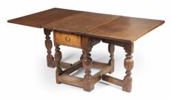 GRETA GARBO ELIZABETHAN STYLE DROP LEAF TABLE - 2