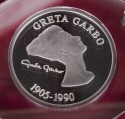 GRETA GARBO COMMEMORATIVE COIN - 3