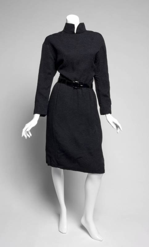 GRETA GARBO BLACK DRESS