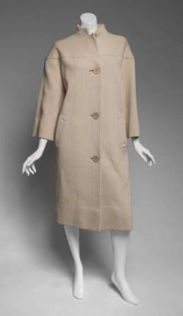 GRETA GARBO WOOL BLEND OVERCOAT