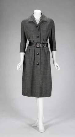 GRETA GARBO GREY KNIT DRESS