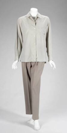 GRETA GARBO MONOGRAMMED SHIRT AND TROUSERS