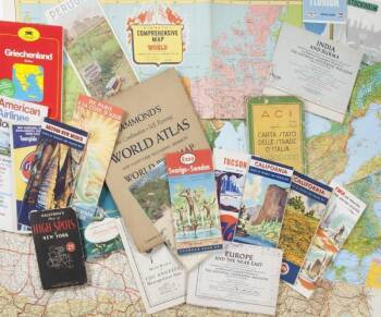 GRETA GARBO TRAVEL MAPS