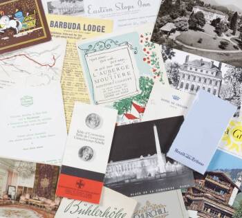 GRETA GARBO TRAVEL BROCHURES AND RELATED ITEMS