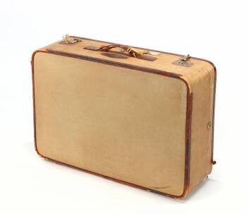 GRETA GARBO "GG" MONOGRAMMED HARTMANN LUGGAGE