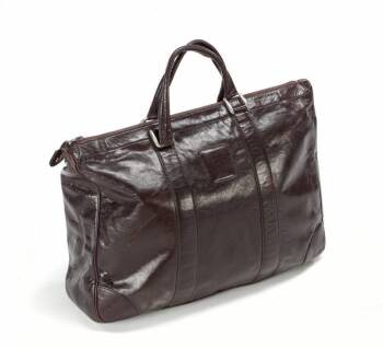 GRETA GARBO BALLY LEATHER TRAVEL BAG