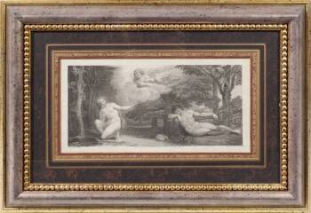 PAIR OF ADAM AND EVE ENGRAVINGS