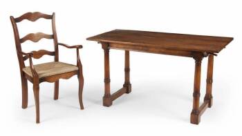 PROVINCIAL STYLE DESK AND CHAIR