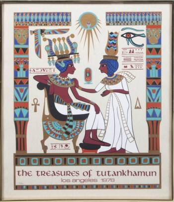 TREASURES OF TUTANKHAMUN POSTER