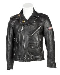 RONNIE WOOD ROLLING STONES LEATHER JACKET
