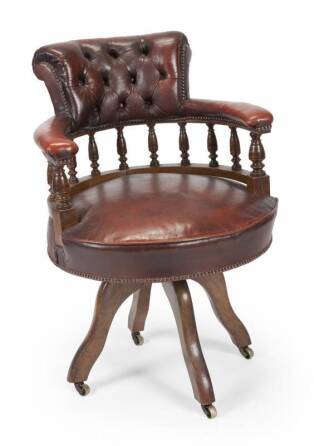 VICTORIAN SWIVEL OFFICE CHAIR