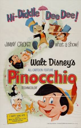 PINOCCHIO RE-RELEASE POSTER