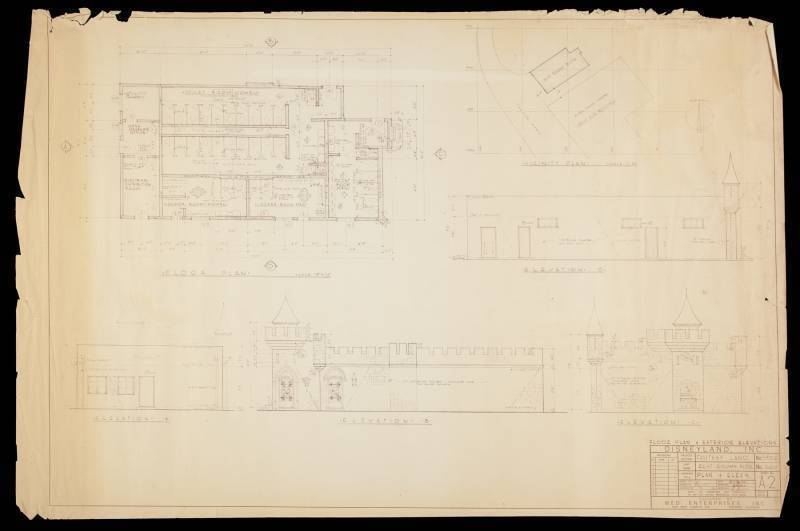 DISNEYLAND FANTASYLAND RESTROOMS BLUEPRINT