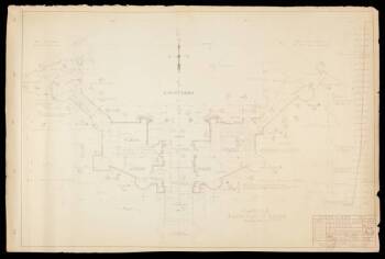 DISNEYLAND SLEEPING BEAUTY CASTLE BLUEPRINT, GROUND FLOOR PLAN