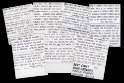 THE TONIGHT SHOW STARRING JOHNNY CARSON CUE CARDS