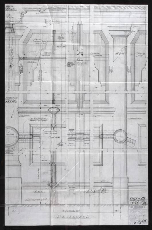 THE GODFATHER: PART II SET ARCHITECTURAL DRAWING