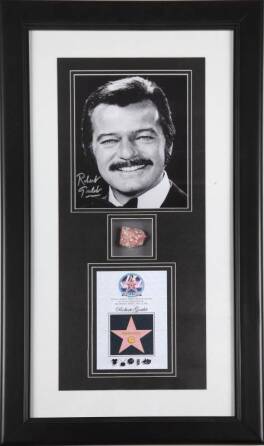 ROBERT GOULET HOLLYWOOD WALK OF FAME DISPLAY