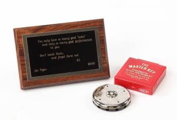 ROBERT GOULET PITCH PIPES AND PLAQUE