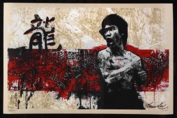 BRUCE LEE LITHOGRAPH BY SHANNON LEE