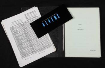 ALIENS SCRIPT AND PRODUCTION LOT