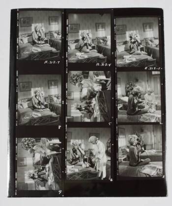 MARILYN MONROE SOME LIKE IT HOT CONTACT SHEET