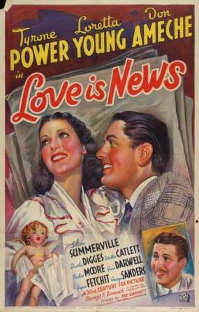 NAUGHTY MARIETTA AND LOVE IS NEWS POSTERS