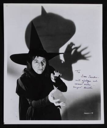 MARGARET HAMILTON SIGNED PUBLICITY PHOTOGRAPH