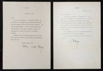 CARY GRANT SIGNED LETTERS