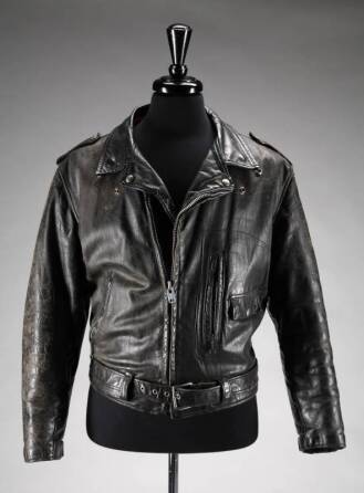 SLASH OWNED LEATHER MOTORCYCLE JACKET