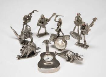 SLASH GROUP OF GALLO PEWTER FIGURES