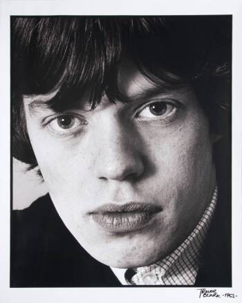 MICK JAGGER 1963 PHOTOGRAPH BY TREVOR CLARK