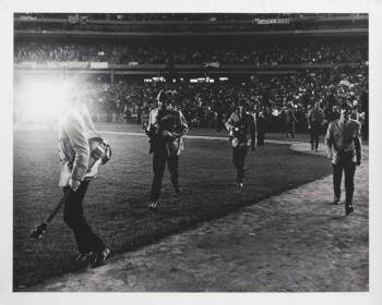 THE BEATLES AT SHEA STADIUM PHOTOGRAPH