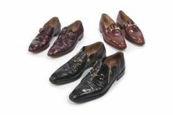 EVANDER HOLYFIELD ALLIGATOR DRESS SHOES