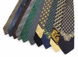 EVANDER HOLYFIELD GROUP OF TEN VERSACE TIES