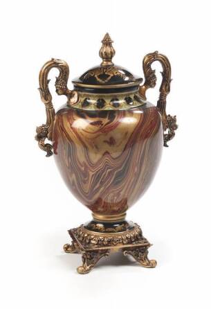 EVANDER HOLYFIELD DECORATIVE LIDDED URN