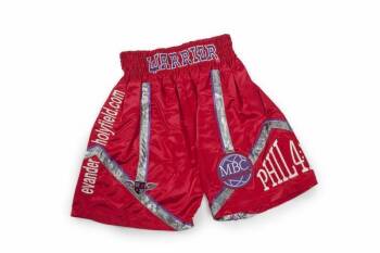 EVANDER HOLYFIELD VS. JOHN RUIZ FIGHT WORN TRUNKS