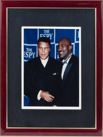 EVANDER HOLYFIELD MUHAMMAD ALI PHOTOGRAPH